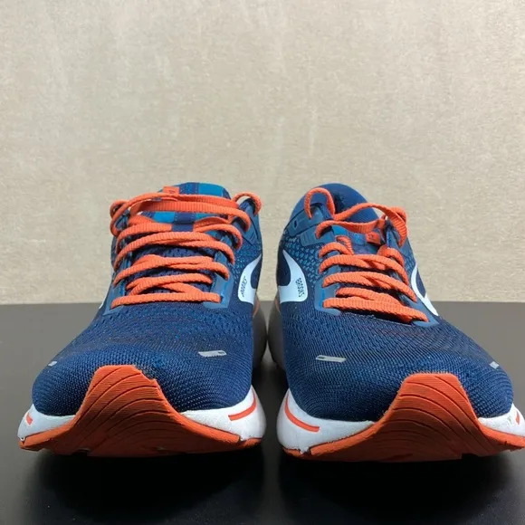 Brooks Ghost 14 Titan Teal Flame Athletic Running Sneaker Shoes Men’s size 11