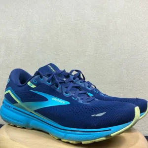 Brooks Ghost 15 Athletic Running Blue Sneaker Shoes Men’s size 12.5 D