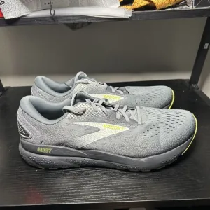 Brooks Ghost 16 Mens Size 13 Gray Running Shoes Sneakers