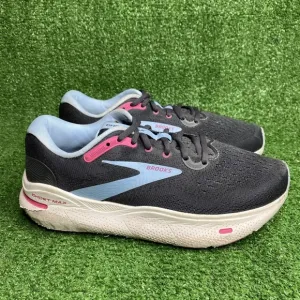Brooks Ghost Max Running Shoes Ebony Open Air Lilac Rose Womens 9 WIDE Width D