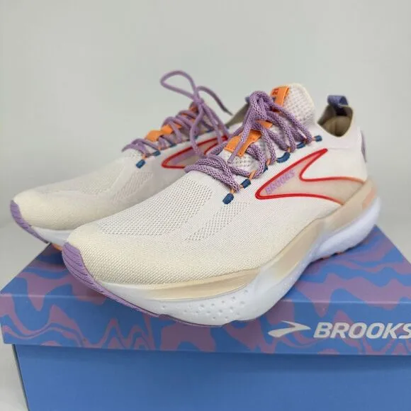 Brooks Glycerin 21 Stealthfit Womens‎ 11 Running Shoes Off-White 1204101B188