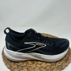 BROOKS Glycerin 22 Running Shoes Black Country Blue Orange Pop Size 8.5 Men's