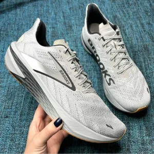 Brooks Hyperion 2 Running Shoes in Alloy Grey Bright White Black