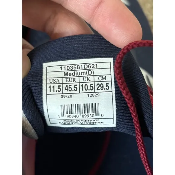 Brooks Launch 8 USA Running Shoes Patriotic Sneakers White Blue Red 11.5