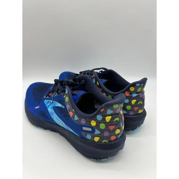 Brooks Launch 9 Running Shoes Blue/Peacoat/Yellow Men's Size 11