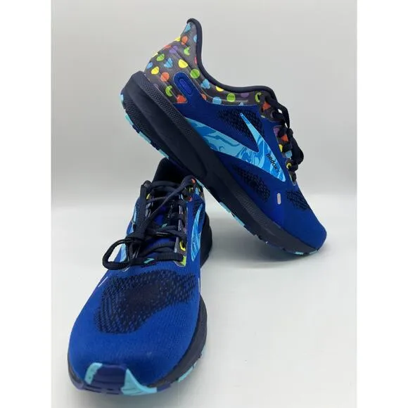 Brooks Launch 9 Running Shoes Blue/Peacoat/Yellow Men's Size 11