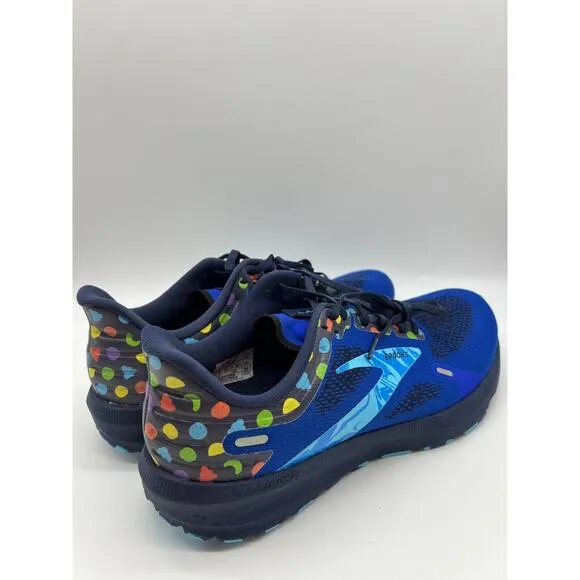 Brooks Launch 9 Running Shoes Blue/Peacoat/Yellow Men's Size 11