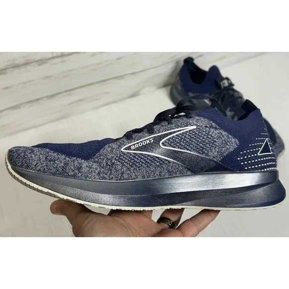 Brooks Levitate 5 Stealth Fit Running Shoes - Men's 11 D Med - Navy Blue &amp; White