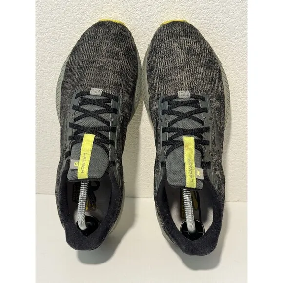 Brooks Mens Launch GTS 8 Running Shoes Sneakers 9.5 M Black Green