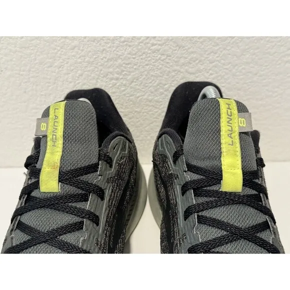 Brooks Mens Launch GTS 8 Running Shoes Sneakers 9.5 M Black Green