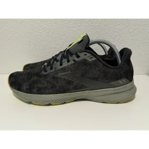 Brooks Mens Launch GTS 8 Running Shoes Sneakers 9.5 M Black Green