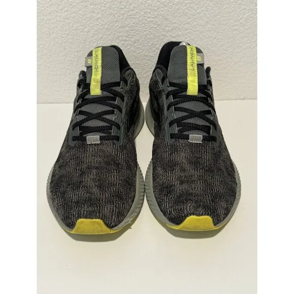 Brooks Mens Launch GTS 8 Running Shoes Sneakers 9.5 M Black Green