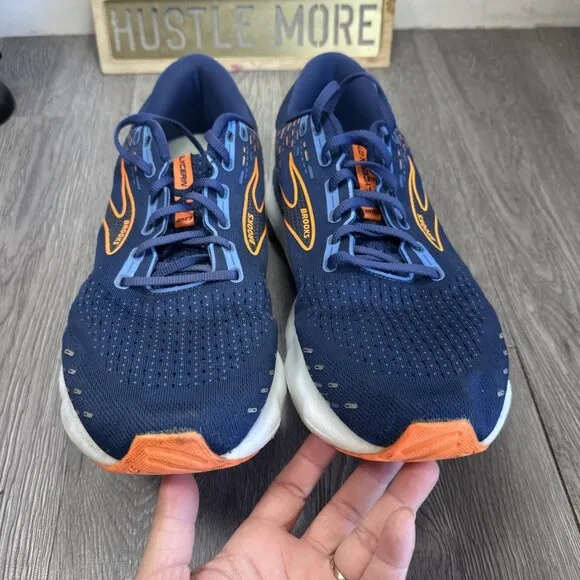 Brooks Mens Size 13 2E Glycerin GTS 20 1103832E444 Blue Running Shoes