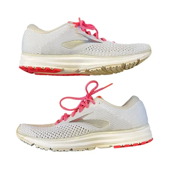 Brooks Revel 2 Running Shoes | Pink &amp; Grey | Women’s 10