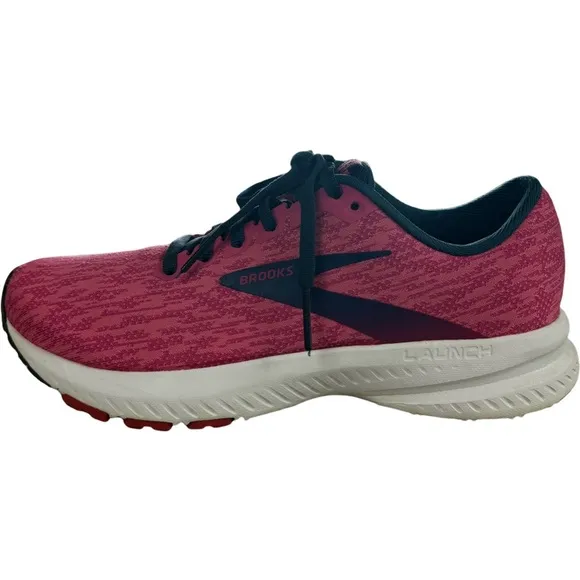 Brooks Women's Launch 7, Pink Running Shoes, Size 7 M