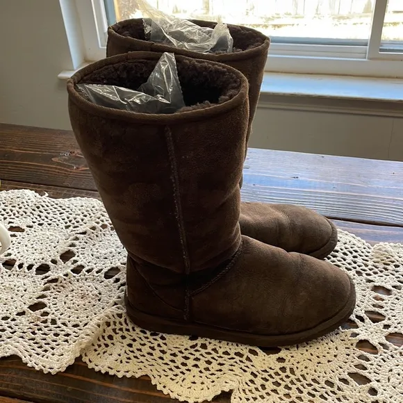 Brown Suede Classic Tall Ugg Boots 🥾