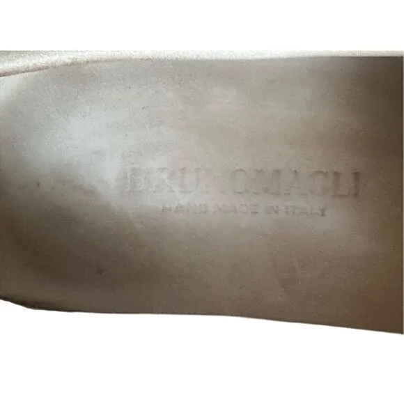 Bruno Magli Carlos Tan Perforated Leather Loafer Men’s Size 9