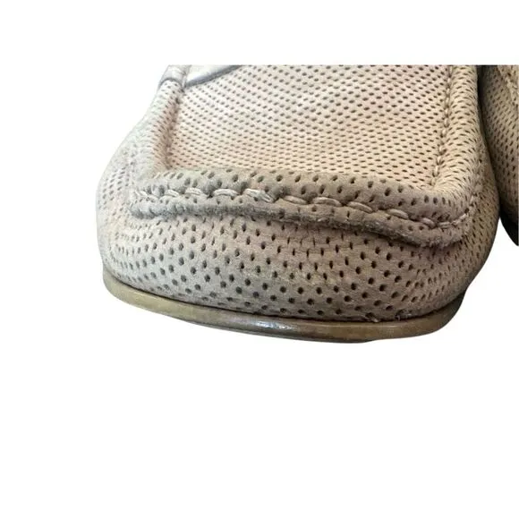 Bruno Magli Carlos Tan Perforated Leather Loafer Men’s Size 9