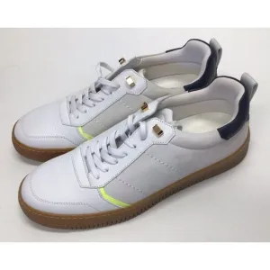 Buscemi Womens Sport White Leather Sneakers Shoes Size 42 NEW