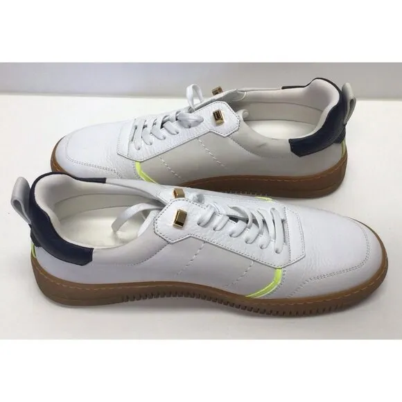 Buscemi Womens Sport White Leather Sneakers Shoes Size 42 NEW