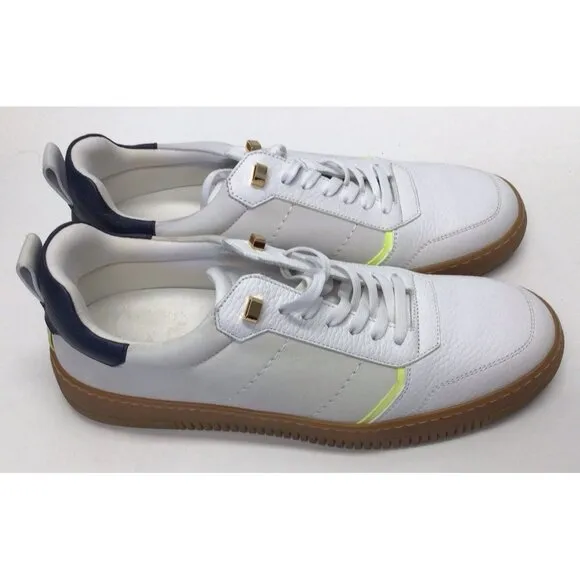 Buscemi Womens Sport White Leather Sneakers Shoes Size 42 NEW