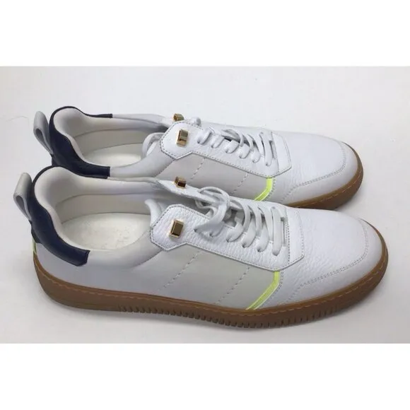 Buscemi Womens Sport White Leather Sneakers Shoes Size 42 NEW