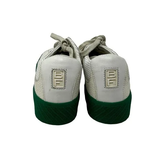 By Far Rodina Sneakers Womens 37 US 7 Low Top White Leather Green Soles