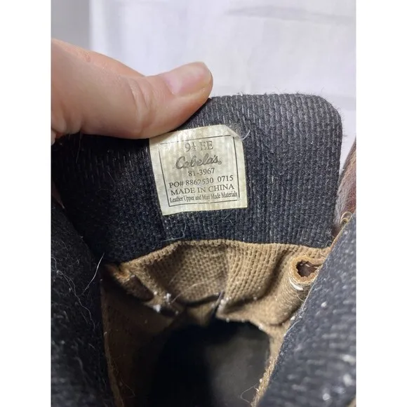 Cabela’s Gore-Tex Thinsulate Ultra Hunting/Work Boots Mens Size 9.5EE