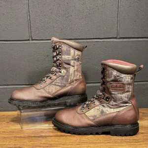 Cabela’s Iron Ridge 81-4056 Brown Leather Camo Hunting Hiking Boots Men’s 11 D