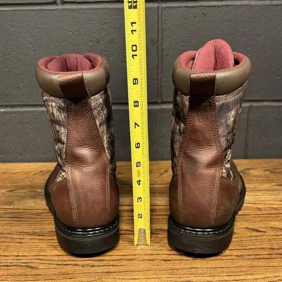 Cabela’s Iron Ridge 81-4056 Brown Leather Camo Hunting Hiking Boots Men’s 11 D
