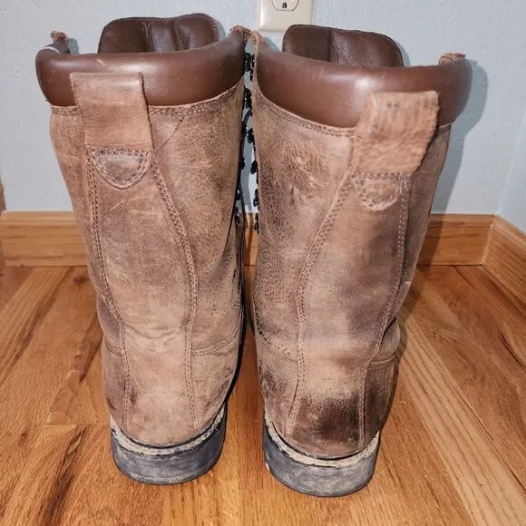 Cabela's Outfitter Series Gore-Tex Leather Hunting Boots Rubber Sole Sz 10.5D