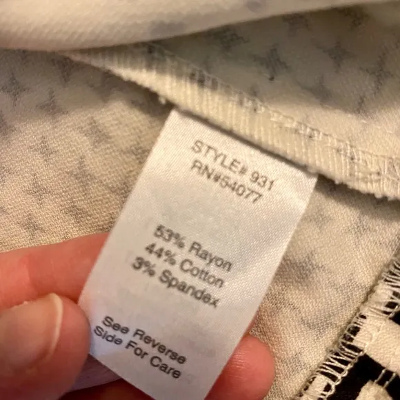 CAbi Black &amp; Cream Coupe Short Sleeve Sexy Bomber Jacket Year-round Large EUC