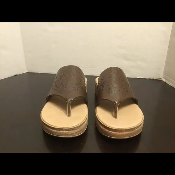 CALOU STOCKHOLM EMMA BROWN Slip-On Sandals Size 38