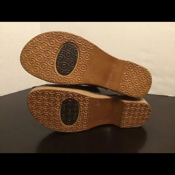 CALOU STOCKHOLM EMMA BROWN Slip-On Sandals Size 38