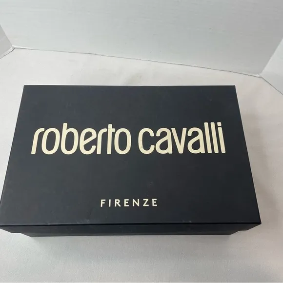 Cavalli Class by Roberto Cavalli Snakeskin Embossed Leather Italy Men’s Sz 10.5