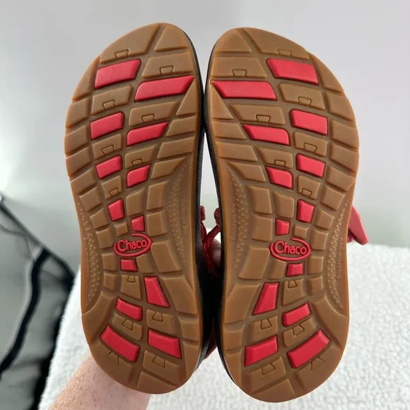 Chaco Kids ZX1 Ecotread Sport Peach &amp; Orange Sandals NWOB
