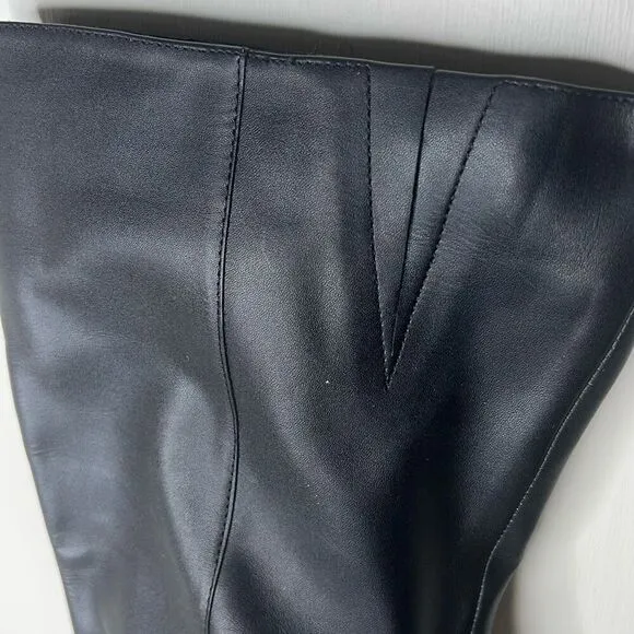 Charles David Piano Over The knee Dress Boots Black Nwt Size 7.5