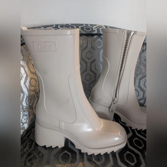 CHLOE RAINBOOTS BETTY BOOTS - SIZE 37