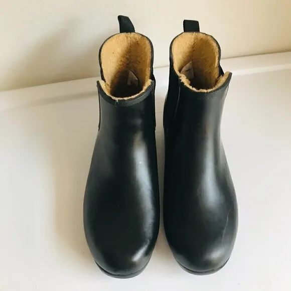 Chooka Black Chelsea Waterproof Rubber Rain Boots Size 10