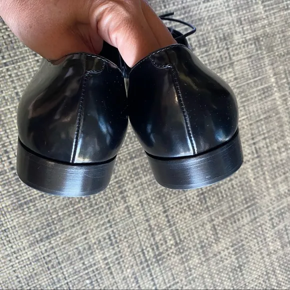 Christian Dior Black Leather Lace-up Derby Shoes