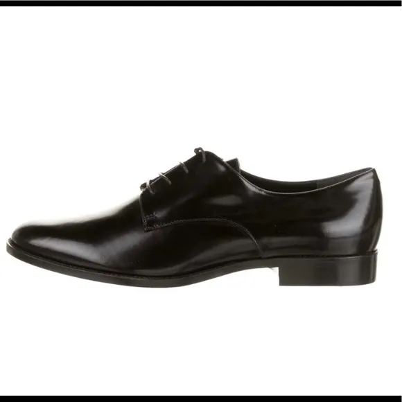 Christian Dior Black Leather Lace-up Derby Shoes