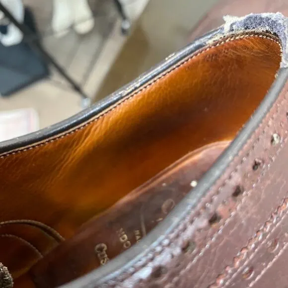 Church's Wingtip Leather Oxford Dress Shoes Men's 10.5