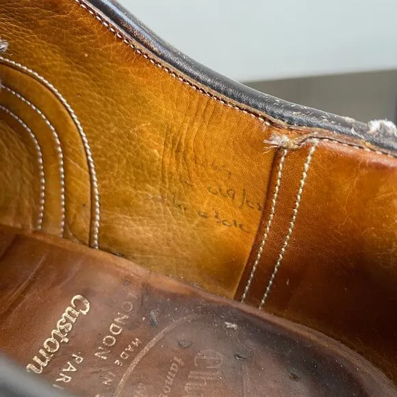 Church's Wingtip Leather Oxford Dress Shoes Men's 10.5