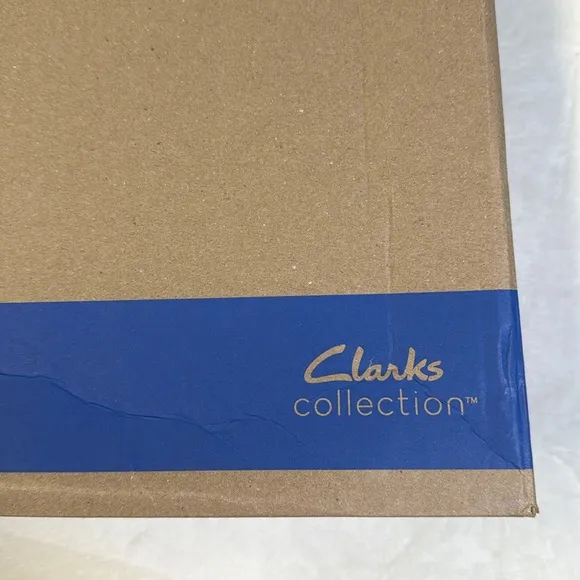 Clarks Collection Men's Motion Trek EZ Dark Tan Leather Shoes- 11W
