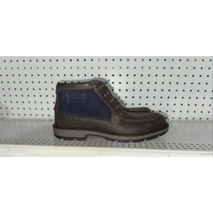 Clarks Maplewalk Moc Mens Leather WP Lace Up Casual Chukka Boots Size 9 Brown