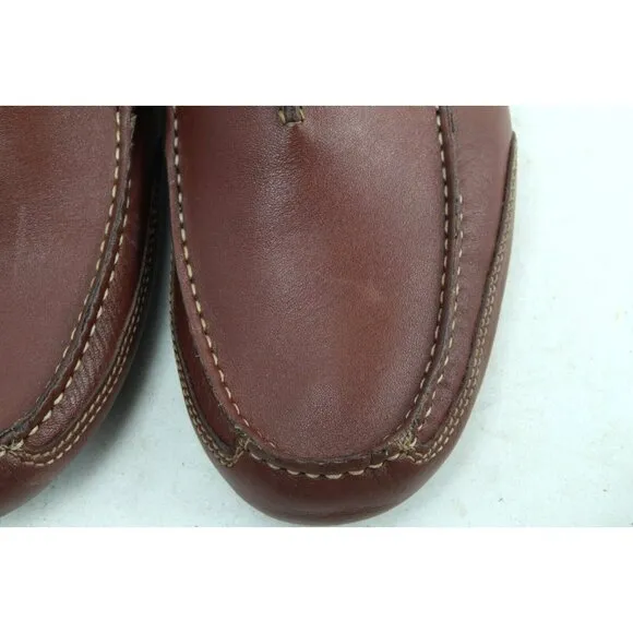 Clarks Markman Seam Loafers Dark Tan Mens Sz 8 M Shoes