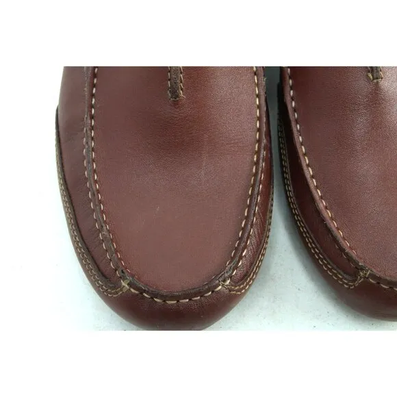 Clarks Markman Seam Loafers Dark Tan Mens Sz 8 M Shoes