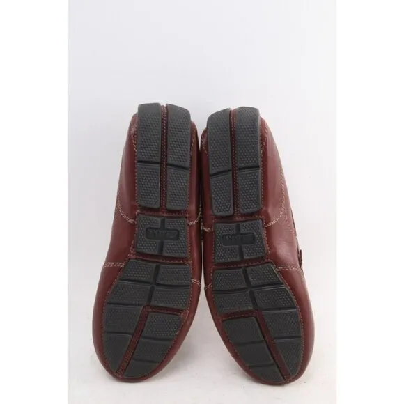 Clarks Markman Seam Loafers Dark Tan Mens Sz 8 M Shoes