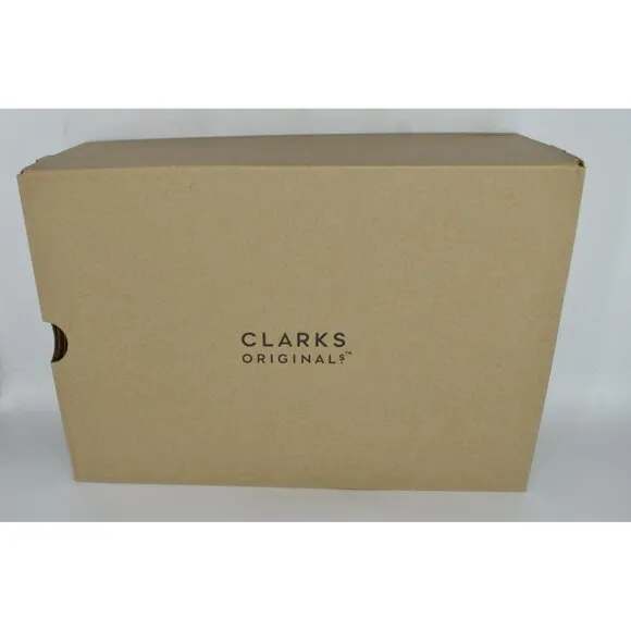 Clarks Mens Size 11.5 Overleigh Cola Suede Slip On Slide Sandals