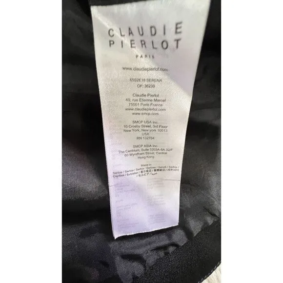 Claudie Pierlot Paris Skirt Size 36, Black